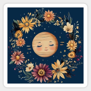 Cute Baby Saturn – Whimsical Celestial Space Art Sticker